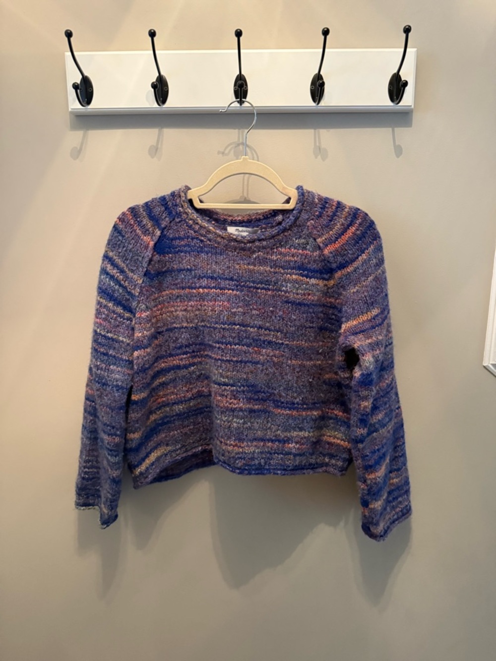 Madewell Multicolor Brushed Crewneck Sweater